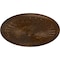 Ekena Millwork Leandros Ceiling Medallion (Canopies up to 5"), 33 1/8"OD x 3 1/2"ID x 1 3/8"P, Root Beer Crackle CM33LERBC - alternate 4